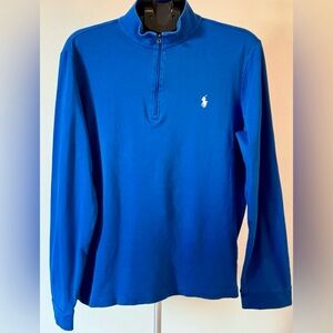 Ralph Lauren Blue Long Sleeve Polo Pullover Shirt
